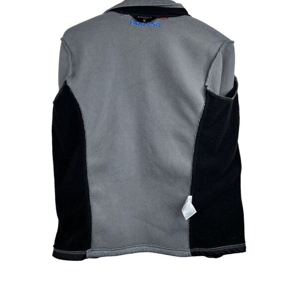 SPYDER Fleece Jacket Full Zip in Gray and Black Youth Size XL - Picture 8 of 13